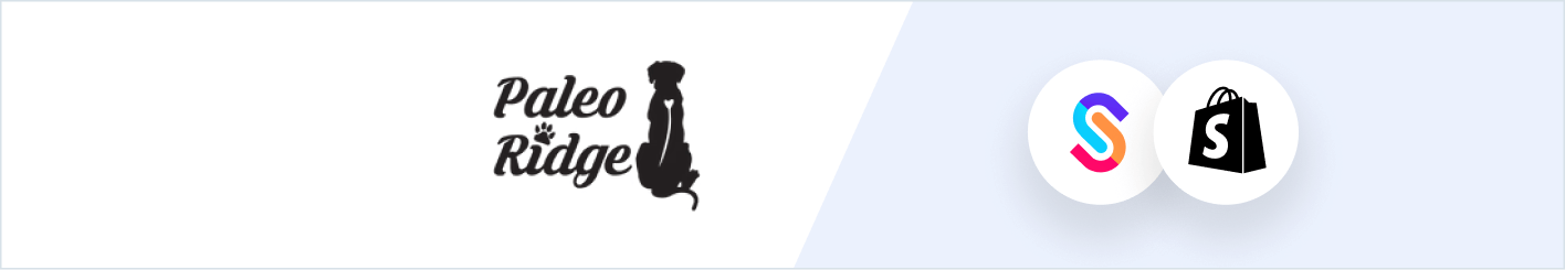 Screenshot of Paleo Ridge's website on SparkLayer