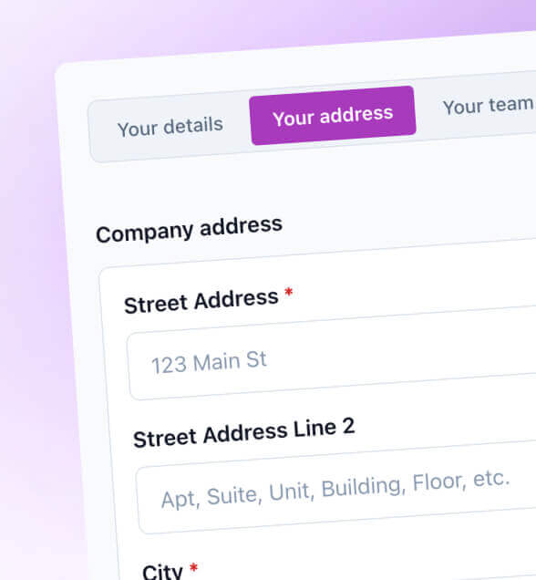 Multi-page, customer-friendly flows